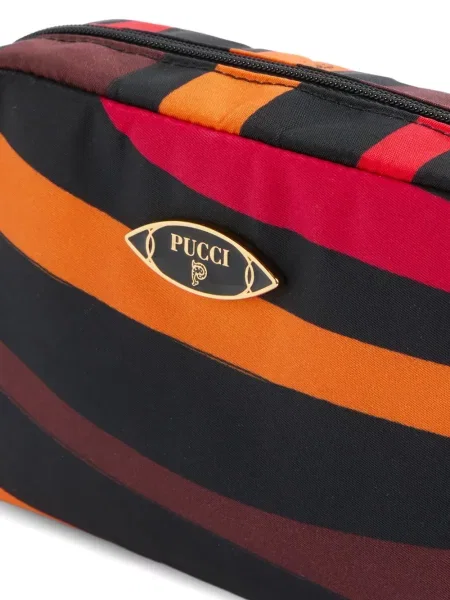 Pungă cosmetică Pucci cu imagine negru