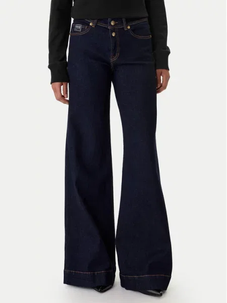 Versace Jeans Couture Дънки Тъмносин Wide Leg