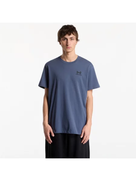Tricou Under Armour M LOGO EMB Heavyweight SS Downpour Gray/ Black L negru
