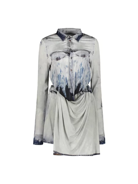 Sukienka jeansowa Diesel niebieska