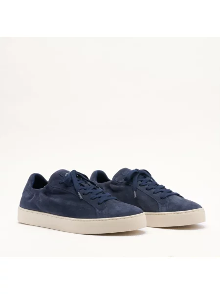 Sneakersy Mallet London zamszowe niebieskie