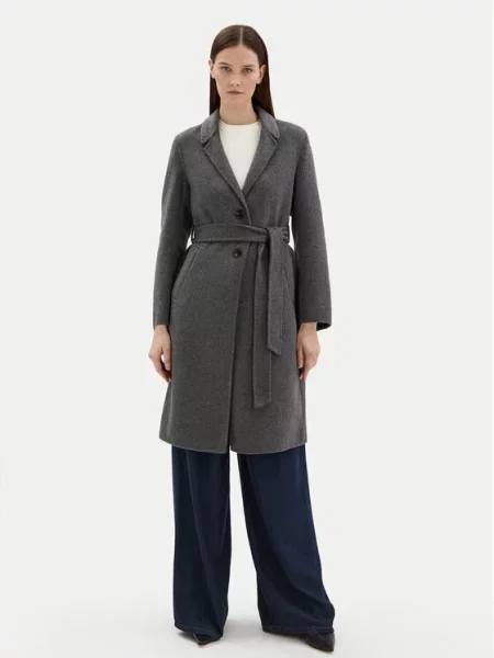 Motivi Vlněný kabát šedá