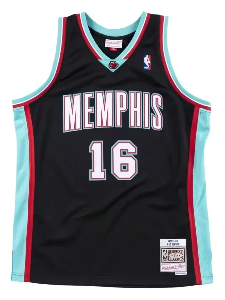 Vestă Mitchell & Ness din jerseu negru