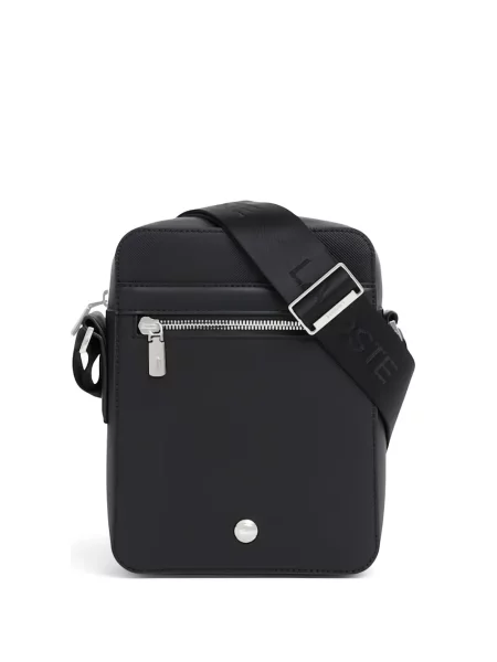 Geanta crossbody Lacoste negru