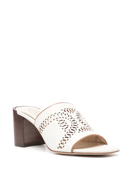 Sandale Tod's din piele alb