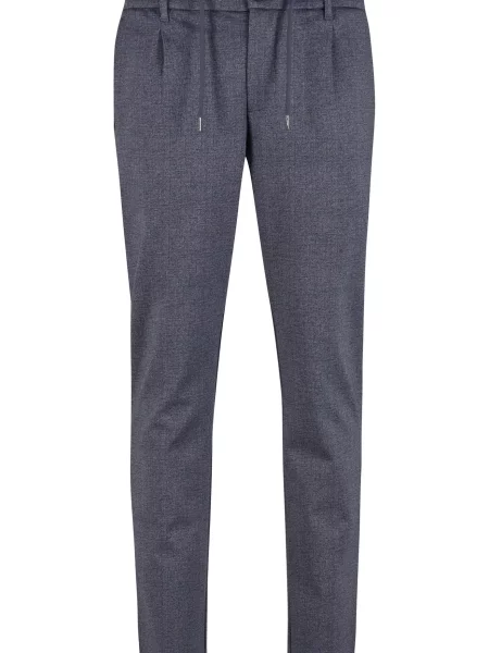 INDICODE JEANS Élére vasalt nadrágok Zeddi tengerészkék