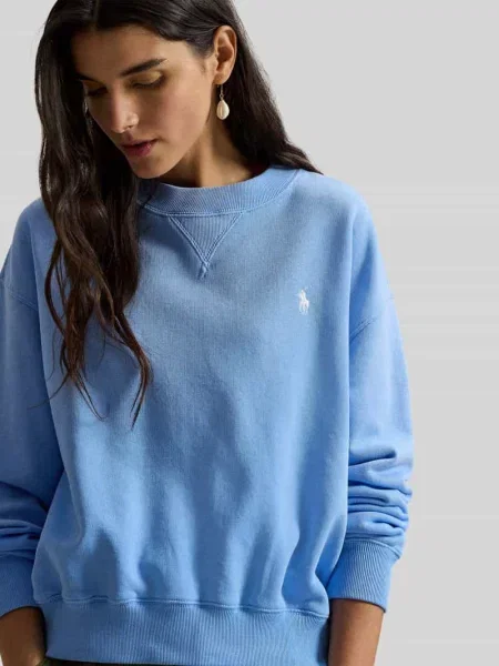 Bluza nierozpinana Polo Ralph Lauren polarowa niebieska