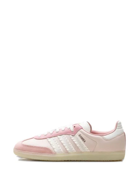 Chiloți Adidas cu dungi de lac alb