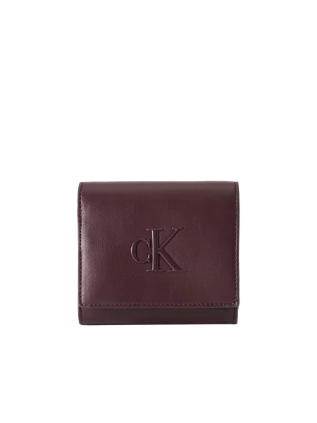 Calvin Klein Portofel BOLD vin roșu