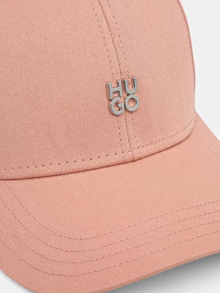 Бейсболка HUGO однотонна рожевий