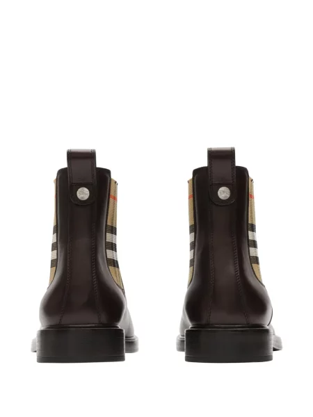 Botine Burberry din piele maro
