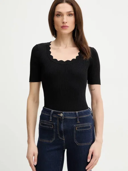 Silvian Heach tricou ULDRIK negru