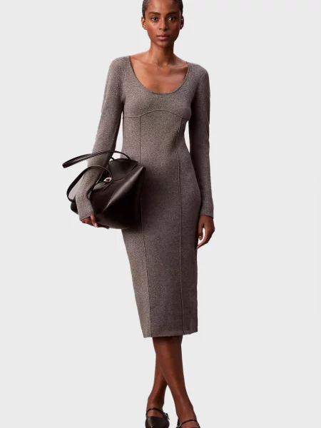 Сукня Calvin Klein сіра