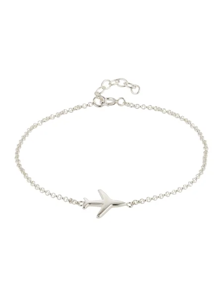 ELLI Zapestnica Flugzeug' srebrna