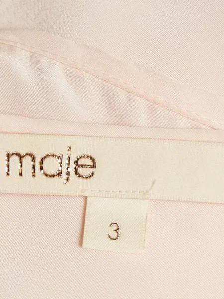 Cămașă Maje transparente din organza portocaliu