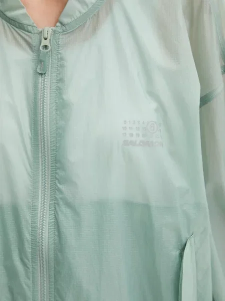 Демисезонная куртка Mm6 Maison Margiela бирюзовый