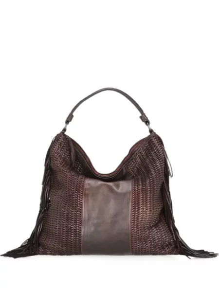 Geantă shopper Reptile's House din piele roșu