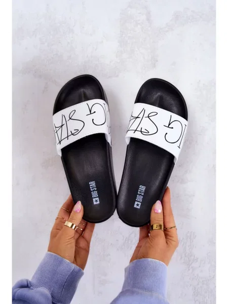Klasické šľapky Big Star Shoes čierna