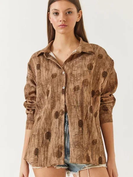 Bianco Lucci Bluză / deschis maro