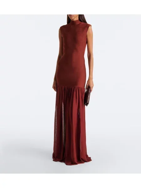 Rochie Retrofete tricotate portocaliu