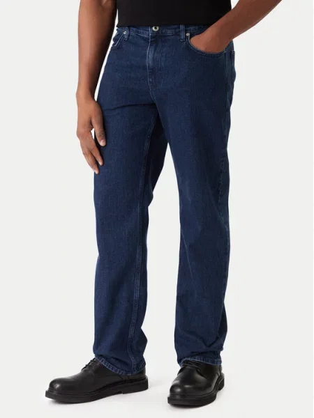 Karl Lagerfeld Jeans Τζιν Σκούρο Straight Fit μπλε