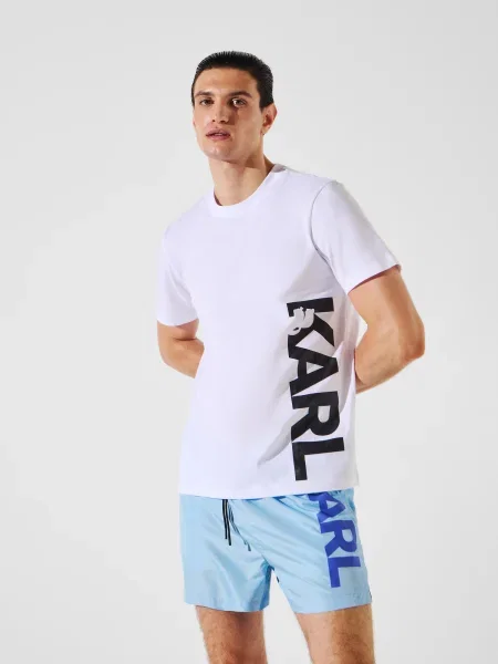 Karl Lagerfeld Tricou negru alb