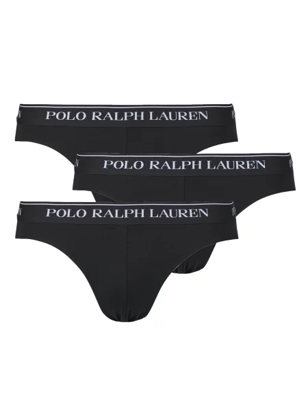 Hlače Polo Ralph Lauren z nizkim pasom črna