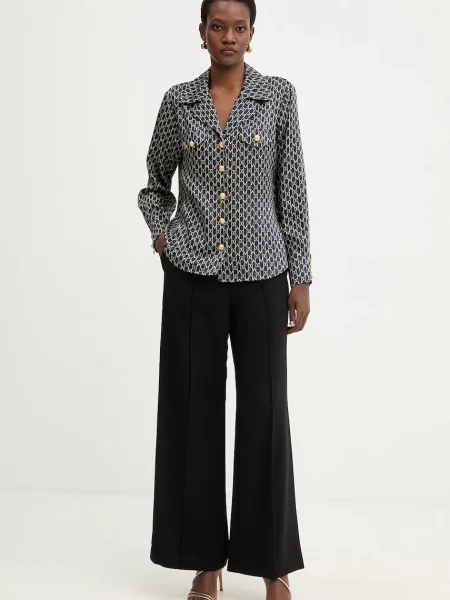 Marciano by Guess koszula ELIDA regular z kołnierzykiem klasycznym czarny