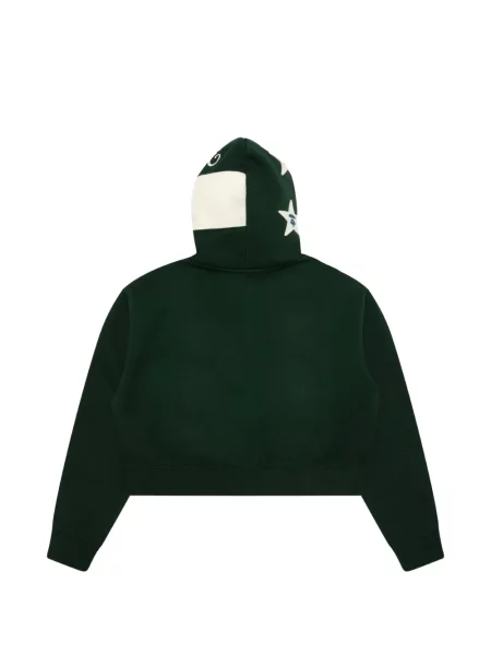 Суичър с качулка Aape By *a Bathing Ape® бродиран на цветя зелено