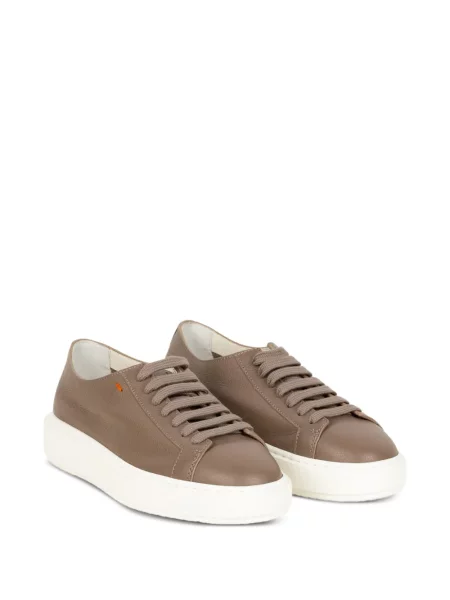 Fűzős bőr sneaker Santoni