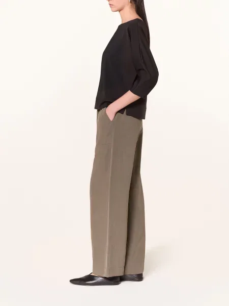Opus Spodnie Marlena Marou Cargo gruen khaki