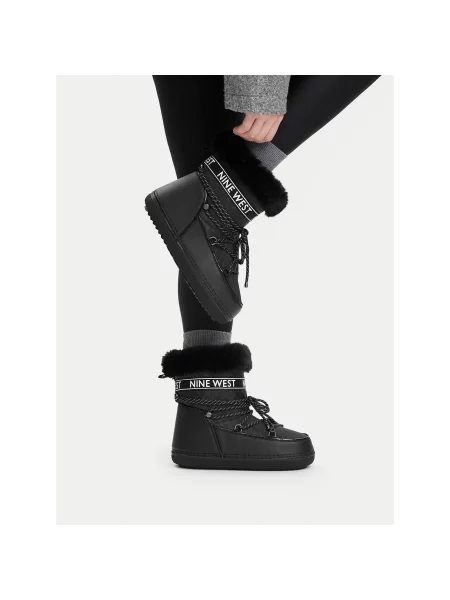 Μπότες Χιονιού Nine West μαύρο