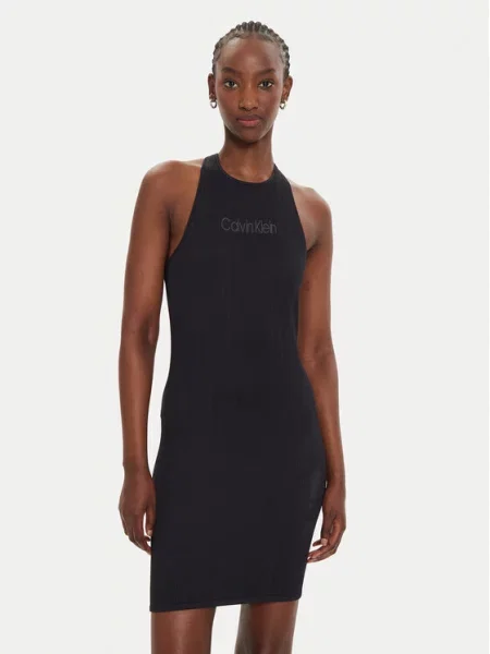 Calvin Klein Performance Φόρεμα καλοκαιρινό μαύρο