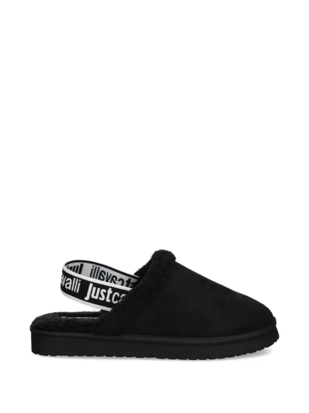 Papuci tip mules Just Cavalli negru