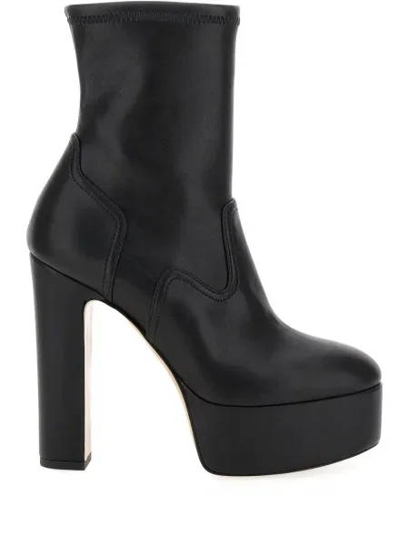 Botine Casadei cu platformă negru