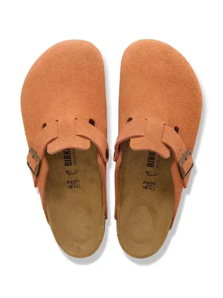 Замшеві шльопанці Birkenstock Boston