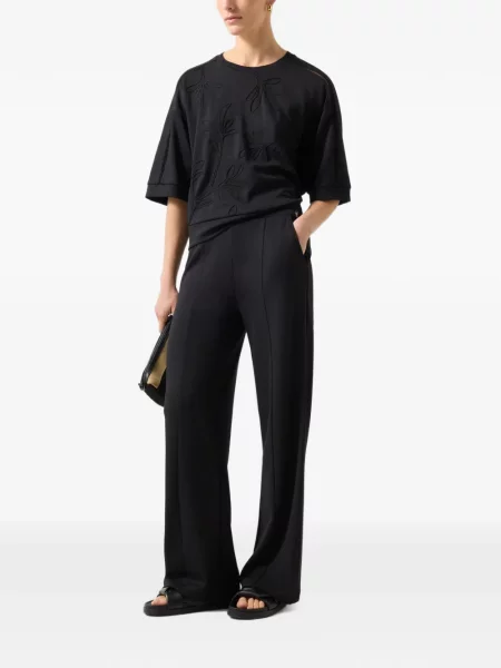 Pantaloni Bogner din jerseu negru