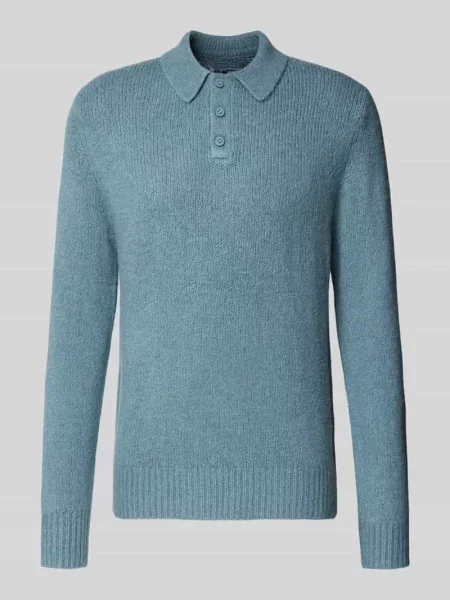 Sweter o kroju regular fit z dodatkiem bawełny i wełny model WALTER' Jake*s Studio Men