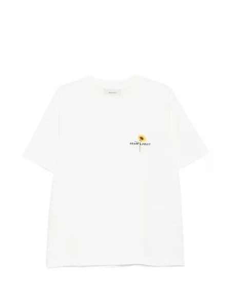 Tricou Bram’s Fruit cu imagine alb