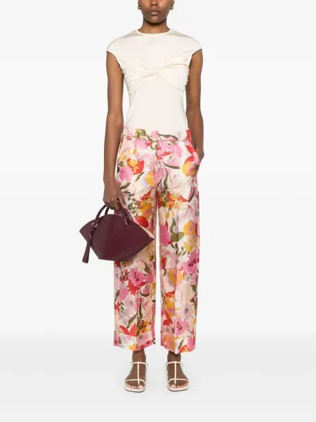 Pantaloni Max Mara roz