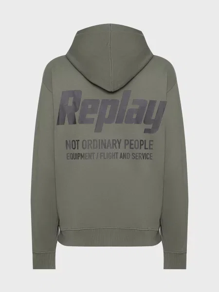 Толстовка Replay зелена