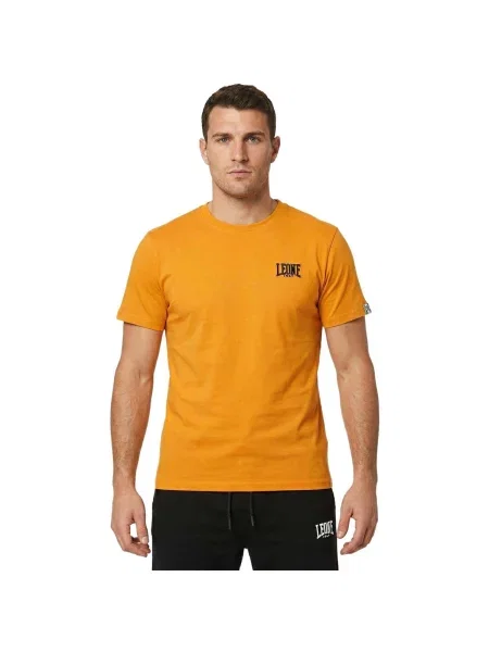 Scurt tricou Leone 1947 cu mâneci scurte cu autograf galben