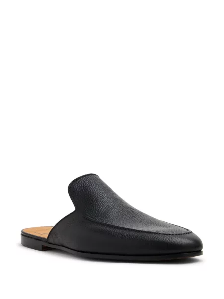 Кожени slip-on лоуфъри Magnanni черно