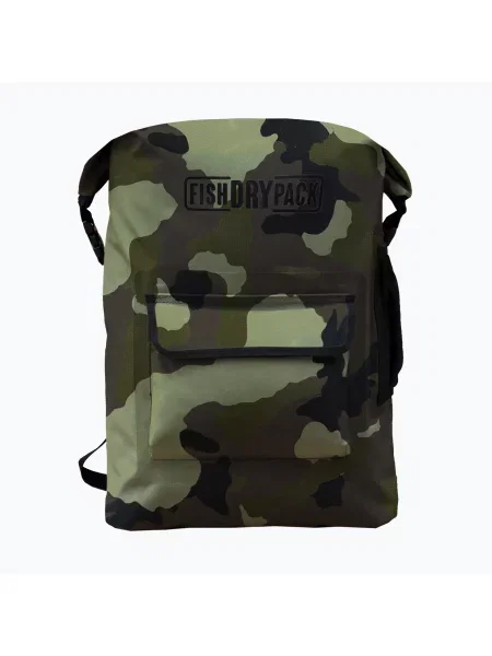 Olcsóbban. Hátizsák FishDryPack Drifter 18 l camo. Méret: 18 l zöld