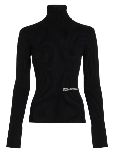 KARL LAGERFELD JEANS Pulover negru alb