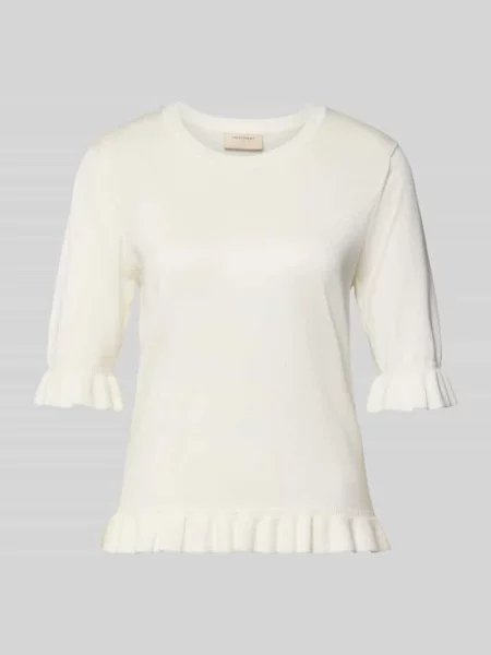 T-shirt o kroju regular fit z mieszanka model Katie' Free/quent
