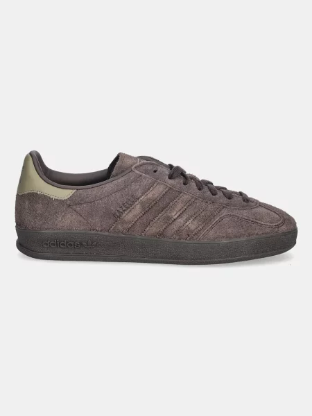 Superge iz semiša adidas Originals Gazelle Indoor rjava
