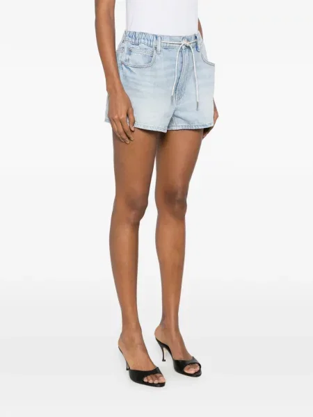 Pantaloni scurți Alexander Wang cu cordon albastru