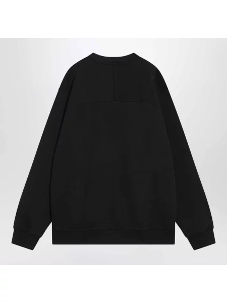 Bluza Givenchy z okrągłym dekoltem czarna