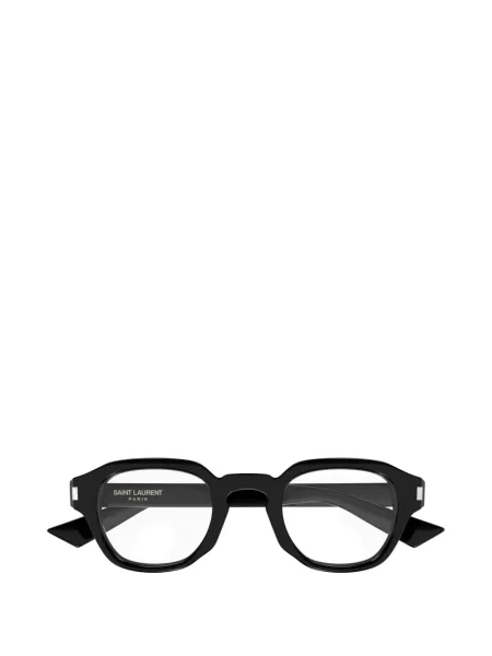 Ochelari de soare Saint Laurent Eyewear cu imprimeu geometric negru